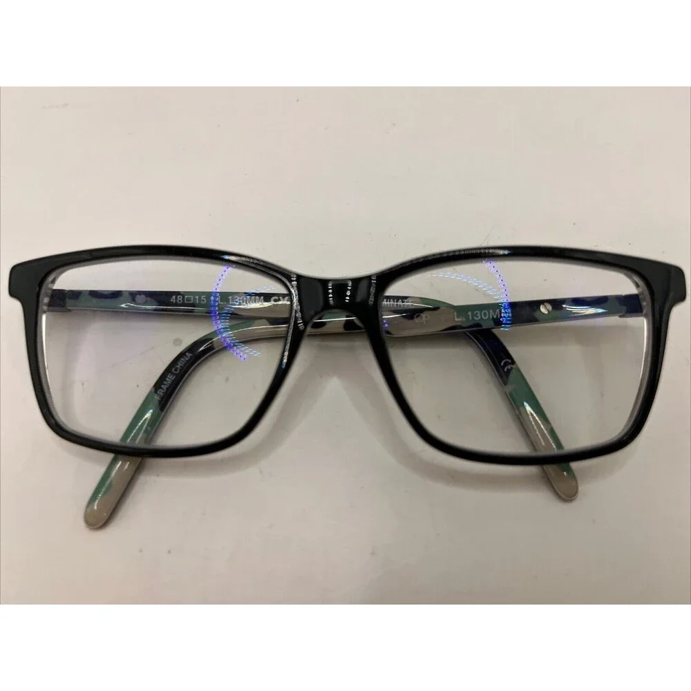 OP Ocean Pacific Eyeglasses OP882 Camo Black Laminate Frames Only 48-15-130